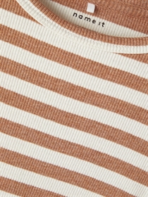 NAME IT Modal Rib Bluse Nete Jet Stream